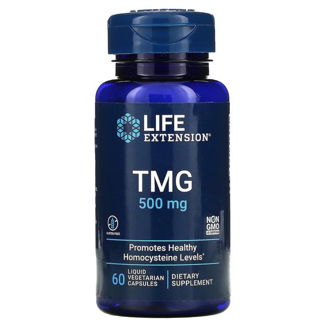 Life Extension Livsförlängning, TMG, 500 mg, 60 flytande vegetariska kapslar on Productcaster.