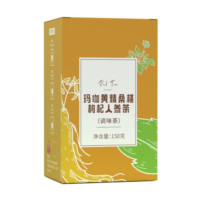 Ginseng Five Treasure Tea Maca Polygonatum Mulberry Wolfberry And Ginseng Combination Herbal Tea Bags 150g 5gx30 Bags on Productcaster.