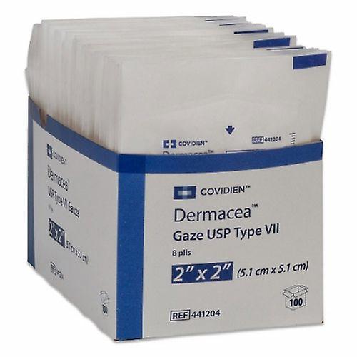 Cardinal USP Type VII Gauze Sponge Dermacea Cotton 8-Ply 2 X 2 Inch Square Sterile, Count of 50 (Pack of 1) on Productcaster.