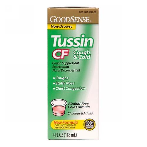 Good Sense Tussin Pe Tos y Resfriado, 4 oz (paquete de 1) on Productcaster.