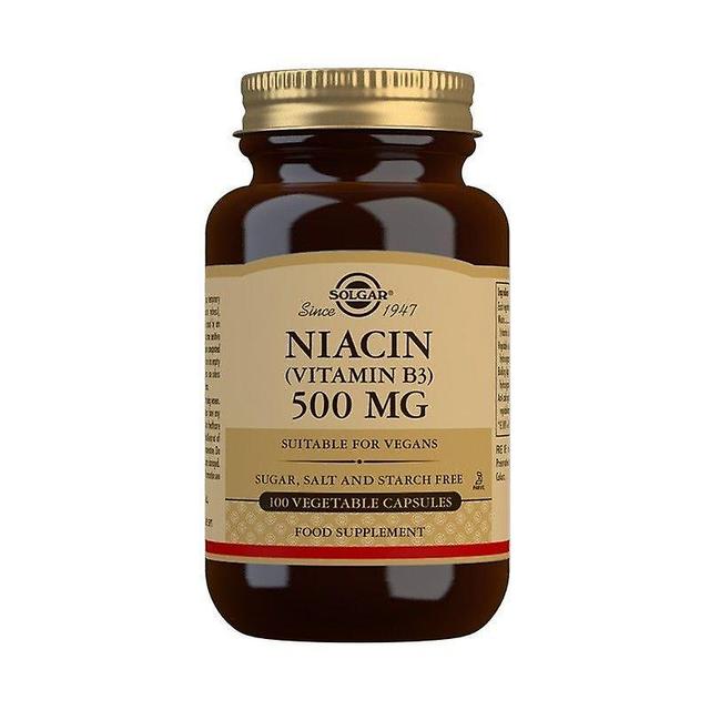 Solgar Niacin 500mg Vegicaps 100 (12548700) on Productcaster.