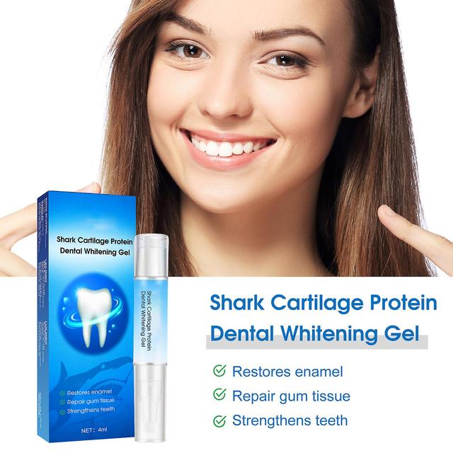 unbrand Haaienkraakbeen Proteïne Tandhergroei Gel, Tanden Whitening Gel Haaien Kraakbeen Proteïne 4ml x1pc on Productcaster.