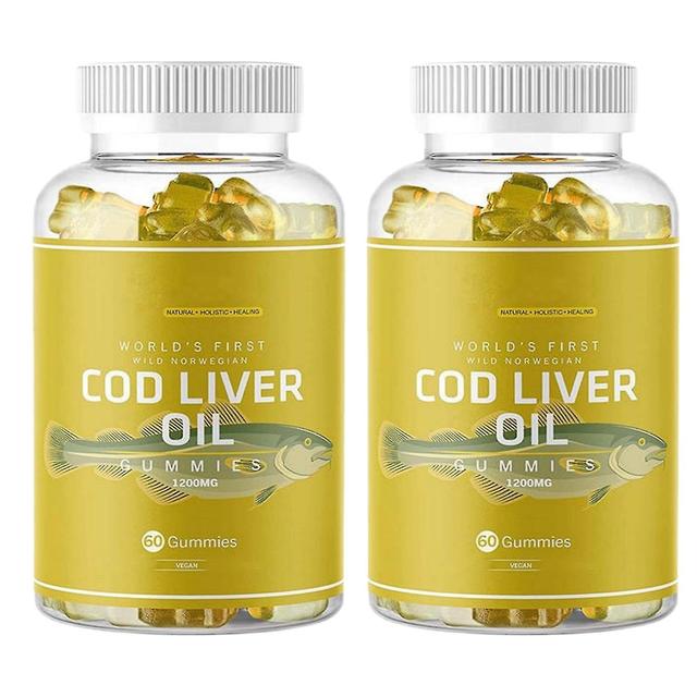 1 Pack Fatty Acid Fish Oil Capsules | High Omega-3 Cod Liver Oil With Astaxanthin 2PCS on Productcaster.