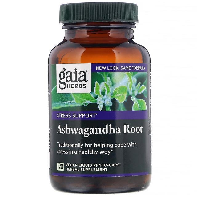 Gaia Herbs Gaia Erbe, Radice ashwagandha, 120 Vegan Liquid Phyto-Caps on Productcaster.