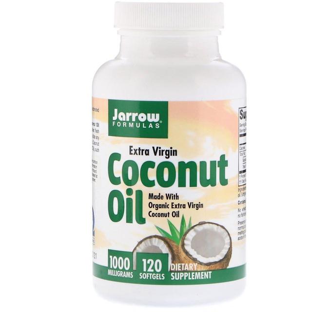 Jarrow Formulas, Coconut Oil, Extra Virgin, 1,000 mg, 120 Softgels on Productcaster.