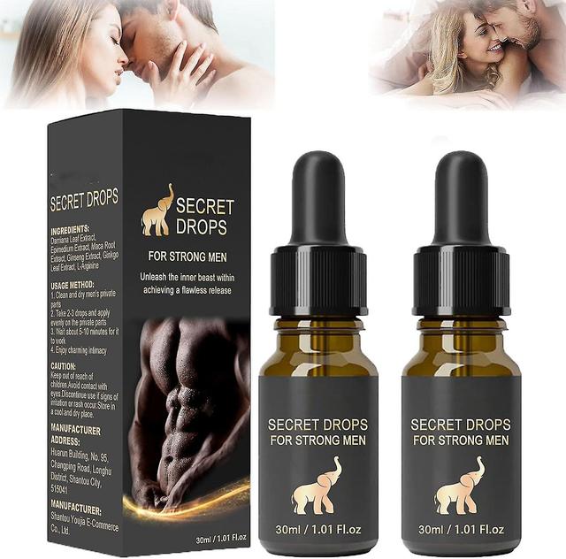 Secret Drop, 30 ml Secret Drops, Secret Happy Drops Voor Mannen, Secret Happy Drops Voor Sterke Mannen, Secret Drops Voor Mannen 2Pc's on Productcaster.