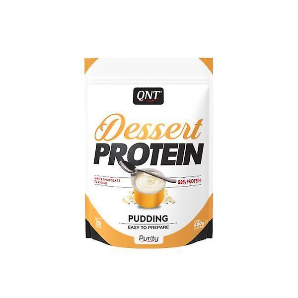 QNT dessert eiwit witte chocolade laag vetgehalte hoge proteïne pudding supplement 480g on Productcaster.