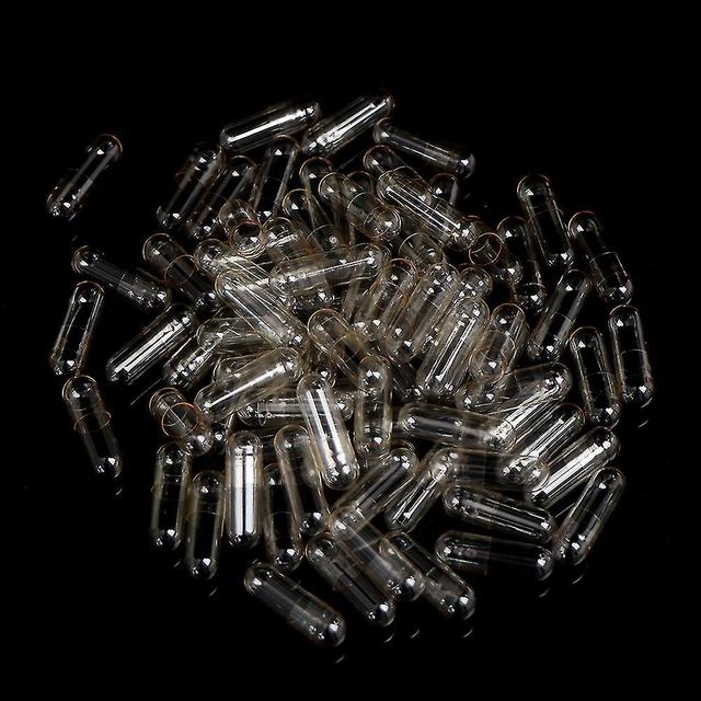 1000pcs Standard Size 0# Empty Capsules Gelatin Clear Hollow Hard Transparent on Productcaster.