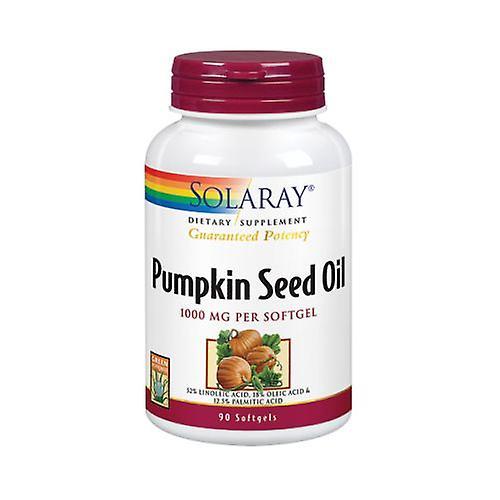 Solaray Pumpkin Seed Oil, 1, 000 mg, 90 Softgels (Pack of 4) on Productcaster.