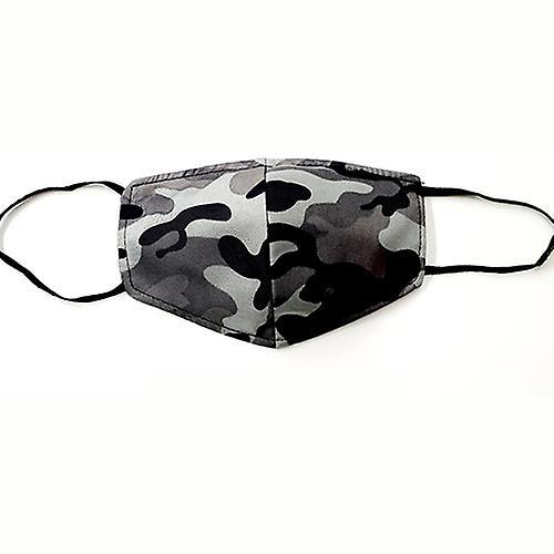 Giftscircle Fancy Cloth Face Mask Camo Grey & Black, pakke med 10 (pakke med 1) on Productcaster.