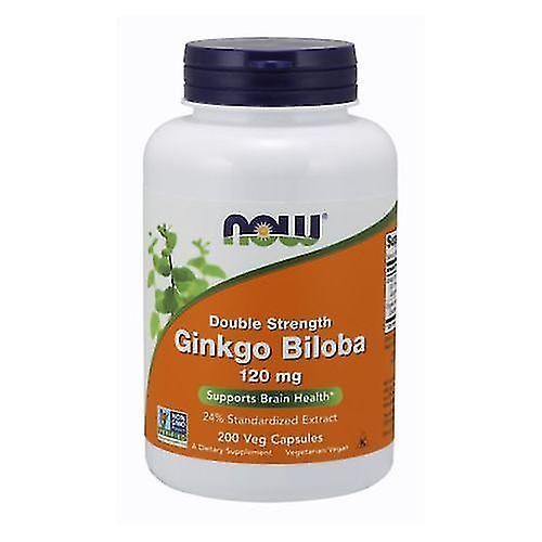 Now Foods Ginkgo Biloba, 120 mg, 200 Vcaps (Opakowanie po 3) on Productcaster.