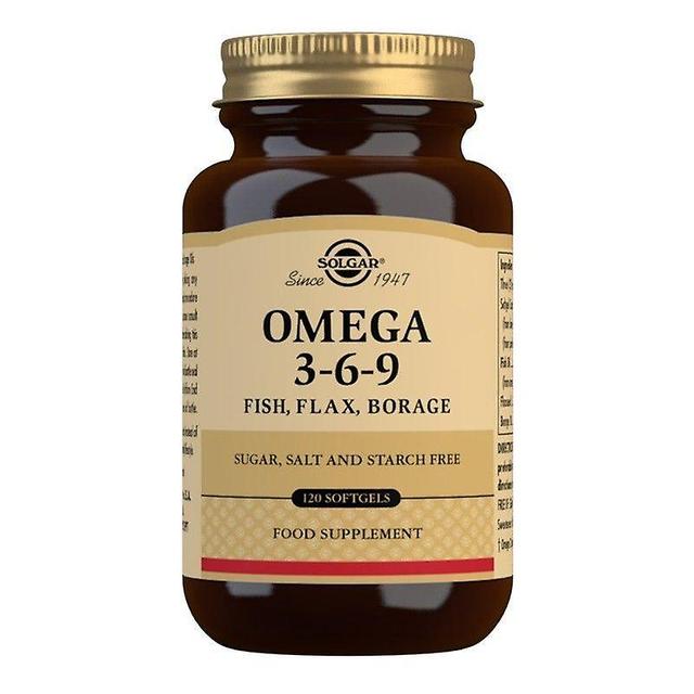 Solgar Omega 3-6-9 Pehmeät geelit 120 (12524089) on Productcaster.