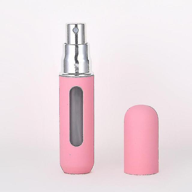 Candy Color 5ml Mini Parfyme Refill Bottle Sub-tapping Fine Mist Spray Refillable Kosmetisk Containe Rosa on Productcaster.