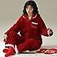 2023 Christmas Pyjama de Couple Rouge de Nol Pour Femmes, Vtement d'hiver en velours pais, Corail, Vtements de Maison Chauds Pour Hommes, Flanelle,... on Productcaster.