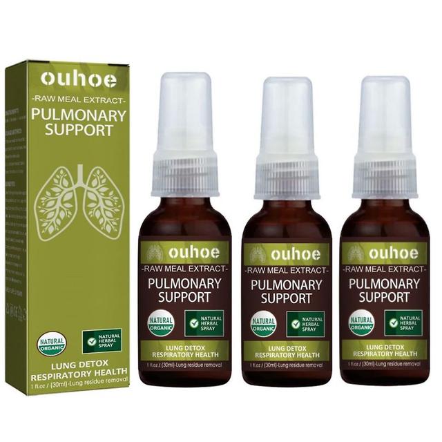 3pcs Herbal Lung Detox Cleanse Mist-puissant Soutien pulmonaire, fumeurs d’essence de soins à base de plantes on Productcaster.