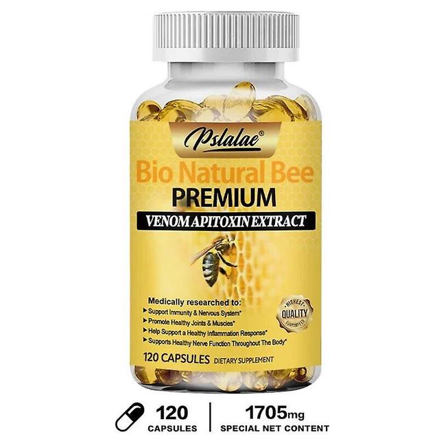 Eccpp High-quality Bee Venom Extract Capsules Enhance Immunity, Antioxidant, And Effectively Relieve Arthritis 120 Capsules on Productcaster.