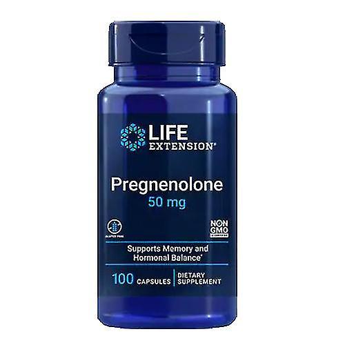 Pregnenolon na predĺženie života , 50 mg, 100 Kapsuly (balenie po 1) on Productcaster.