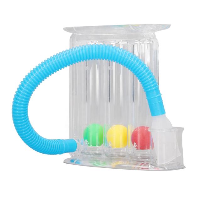 Breath Measurement System with Tube - Deep Breathing Exerciser for Stress Relief and Lung Health on Productcaster.