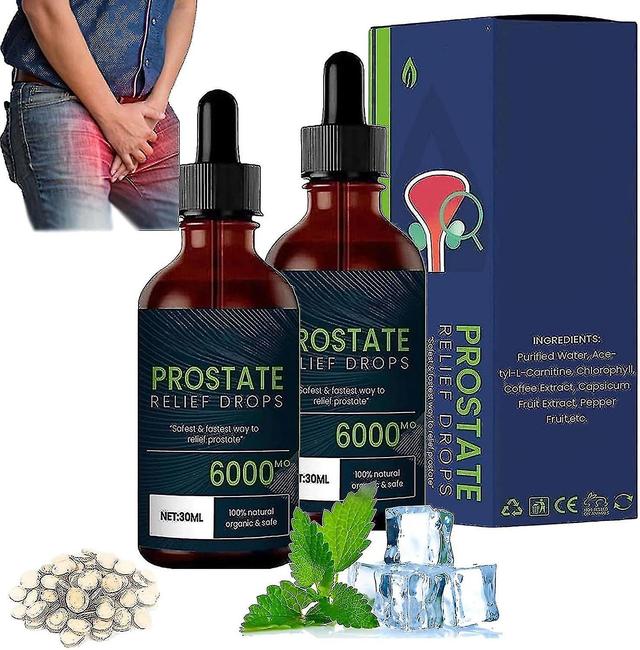 Mimi Prostate Treatment Drops,prostate Pain Relief Drops,prostate Natural Herbal Drops,herbal Enhancement Supplements For Men 2 Pcs on Productcaster.