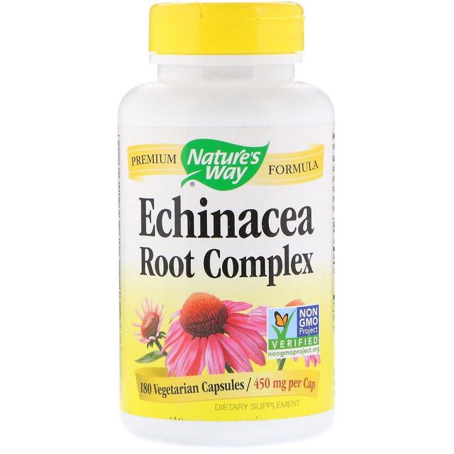 Nature's Way, Echinacea Root Complex, 450 mg, 180 Vegetarian Capsules on Productcaster.