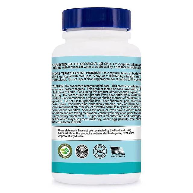 Yyelv 15 Day Cleanse, Gut and Colon Support, Advanced Gut Cleanse Detox with Senna, Cascara Sagrada & Psyllium Husk, Non-GMO, 30 Capsules 2 Bottle on Productcaster.