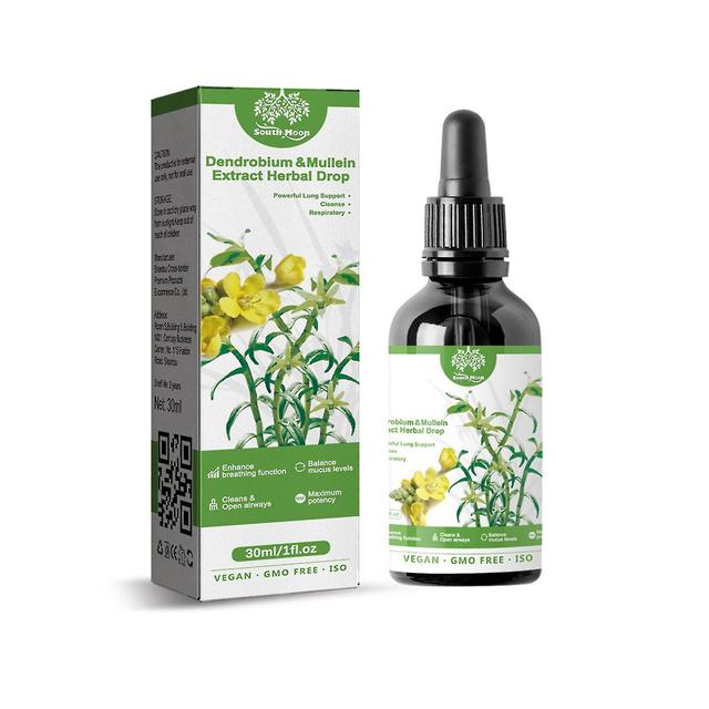 Dendrobium Mullein Extract - Powerful Lung Support Respiratory - Made Drops - Cleanse In Herbal_HQ on Productcaster.