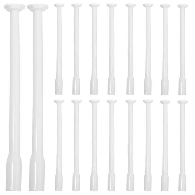 20pcs Disposable Vaginal Applicators Portable Suppository Applicators Household Lubricant Shooters White 13.5x1cm on Productcaster.