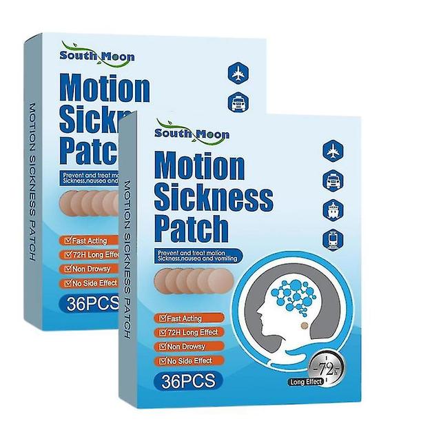 2x 36pcs Motion Sea Sickness Patches Cruise Anti Nausea Non-drowsy Adults Kids New -GSL on Productcaster.