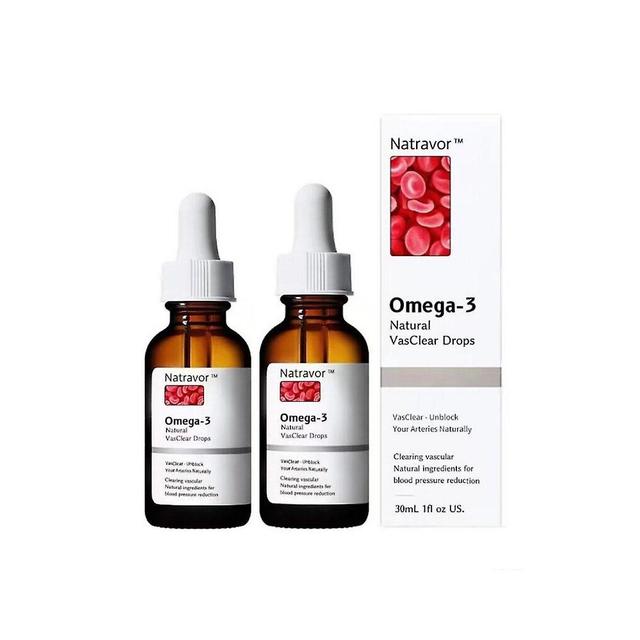 2X Vegan Omega-3 Natural Vasclear Drops,Fish Oil Alternative,DHA,EPA,Immune Support on Productcaster.