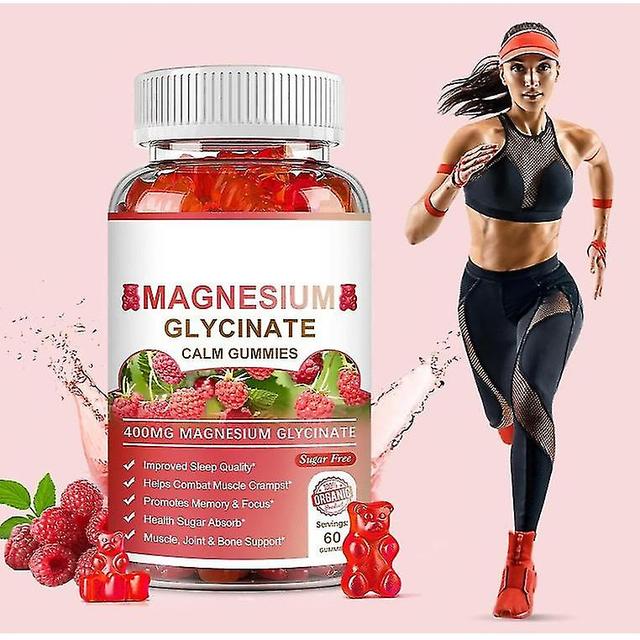 Ycxpy Magnesium Glycinate Gummies 400mg, Magnesium Glycinate Calm Gummies Helps Combat Muscle Crampst for Calm Support & Sleep, Magnesium Glycinate... on Productcaster.