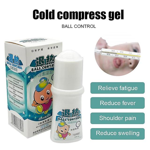 Fsu 50g Antipyretic Cold Compress Gel Children's Bead Walker Ball Young Babies Fever Physical Cooling Rapid Emergency Response on Productcaster.