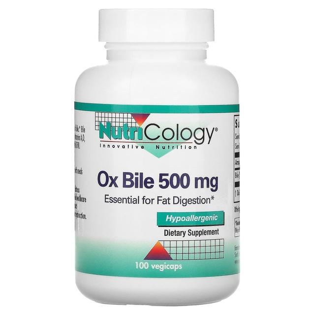 Nutricology, Okse Galde, 500 mg, 100 Vegicaps on Productcaster.