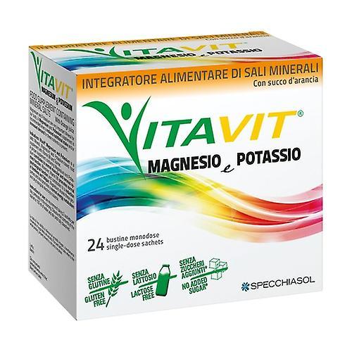 Specchiasol Vitavit Magnesium and Potassium 24 packets of 2.9g on Productcaster.