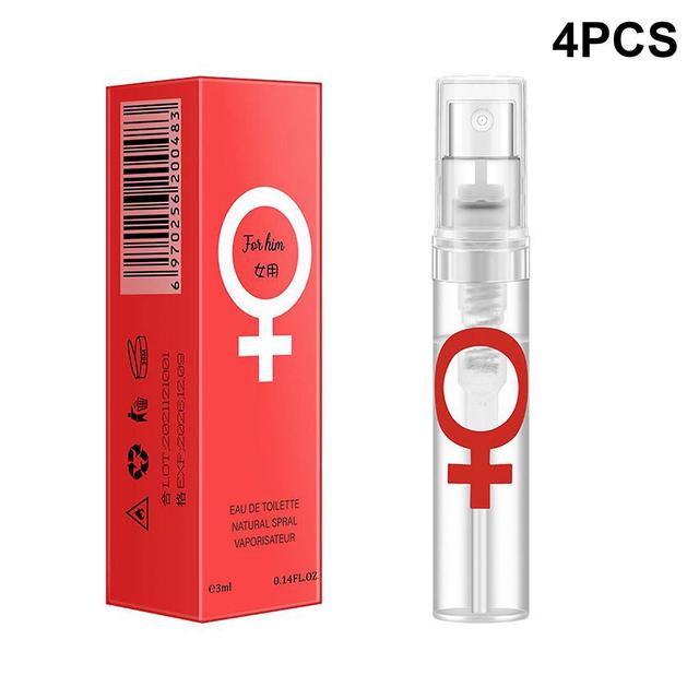 Pheromone Body Spray For Men And Women - Tempting Fragrance To Boost Personal Magnetism red A 4pcs on Productcaster.