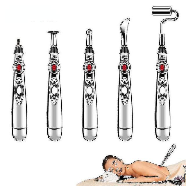 Electronic Acupuncture Pen Electric Meridian Laser Therapy Heal Massage Pen on Productcaster.