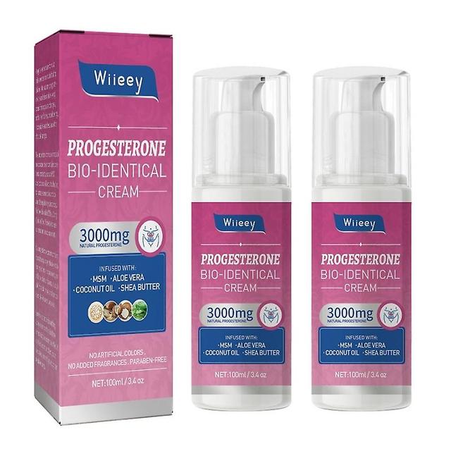 2x Progesterone Cream For Menopause Relief Bio-identical Balance Healthy Therapy on Productcaster.