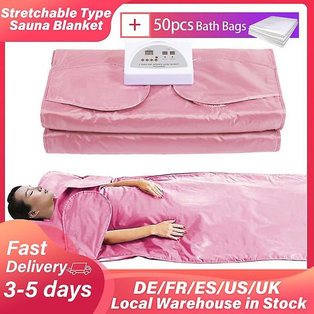 Upgraded Infrare Sauna Blanket Slimming Fat Burning Sauna Heating Blanket for Lose Weight Detox Home on Productcaster.