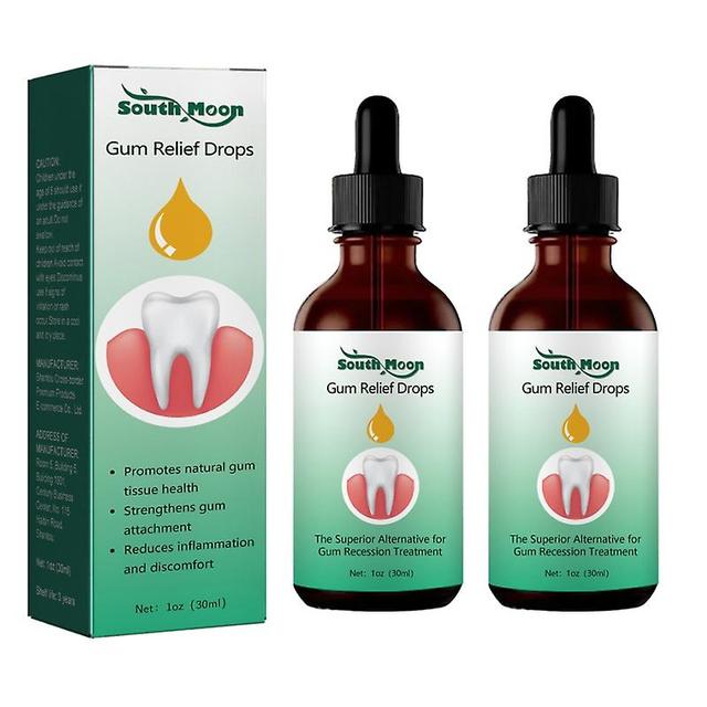 2 pz Dentizen Gum Ricrescita Gocce 30ml Trattamento Naturale Per Il Ripristino Di Igiene Orale Nuovo on Productcaster.