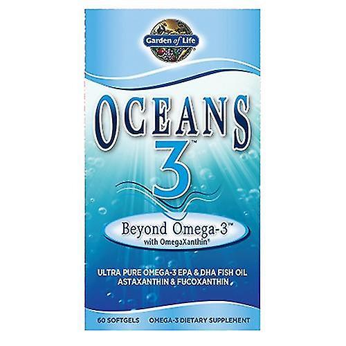 Garden of Life Oceans 3, Beyond Omega 3 60 Softgels (Pakket van 2) on Productcaster.