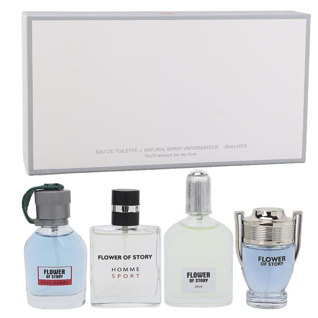 Men's Sports Perfume Set 100ml - Oceanic Woodiness Fragrance, Long Lasting (4pcs) on Productcaster.