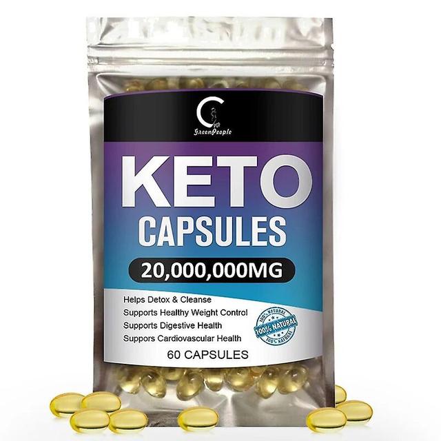 SlimeKeto Capsules Flat Belly Fat Burner Suppress Appetite Capsule Weightloss Rapid ketogenic phaseTIB TIB . 60pcs on Productcaster.