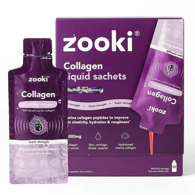 Zooki Super Strength Collagen Blackcurrant Sachets 30 on Productcaster.