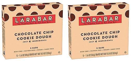 Larabar Chocolate Chip Cookie Teig Obst & Mutter Essen Bar 2-Box-Pack on Productcaster.