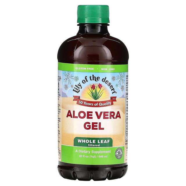 Lily of the Desert, Aloe Vera Gel, Fuldbladet filtreret, 32 fl oz (946 ml) on Productcaster.