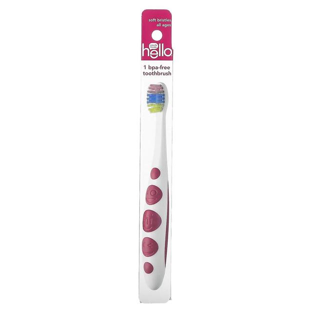 Hello, Kids, BPA Free Toothbrush, Soft Bristles, All Ages, 1 Toothbrush on Productcaster.