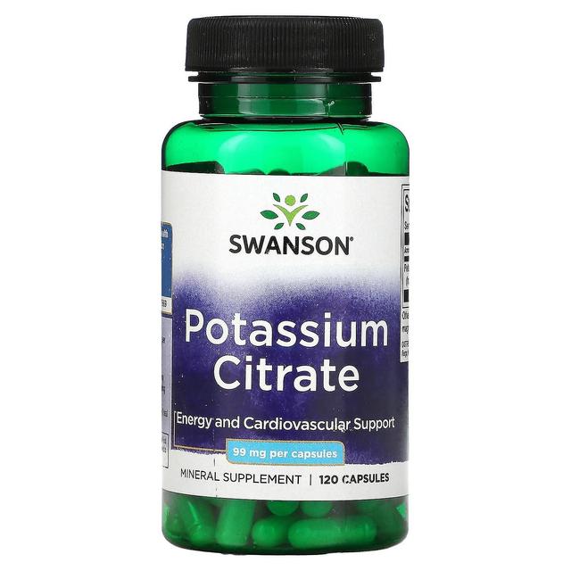 Swanson, Potassium Citrate, 99 mg, 120 Capsules on Productcaster.