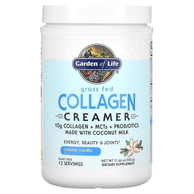 Garden of Life, Grass Fed Collagen Creamer, Creamy Vanilla, 11.64 oz (330 g) on Productcaster.