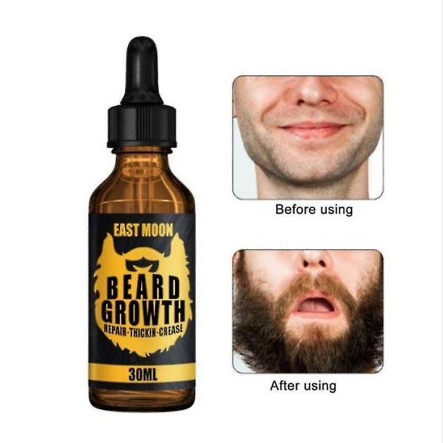 Beard Growth Liquid Nourish Non-irritating Beard Essential Enhancer on Productcaster.