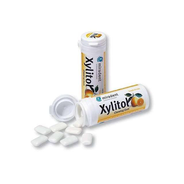 Good health naturally miradent xylitol gum fresh fruits 12 x 30's on Productcaster.