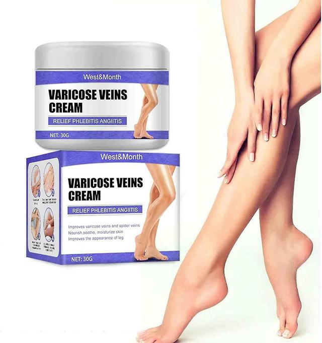 Zjrui 1 Pcs Vein Care Fading Cream, Eliminate Varicose Veins And Spider Veins, Relieve Pain Of Legs on Productcaster.